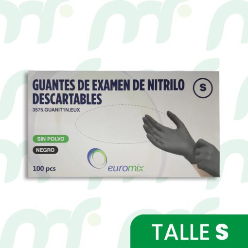 Guantes de examen de nitrilo *Talle S