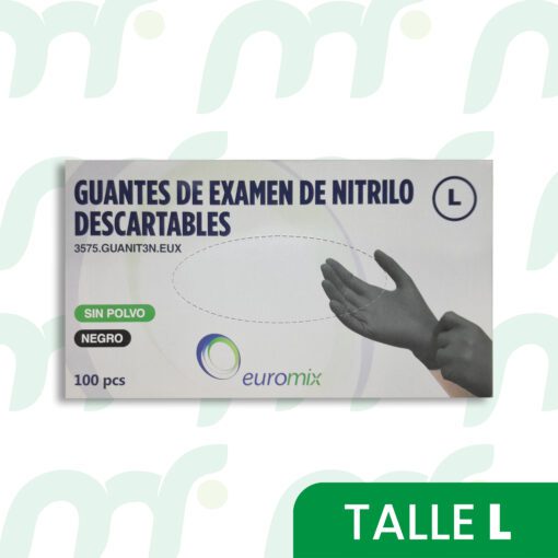 Guantes de examen de nitrilo *Talle L