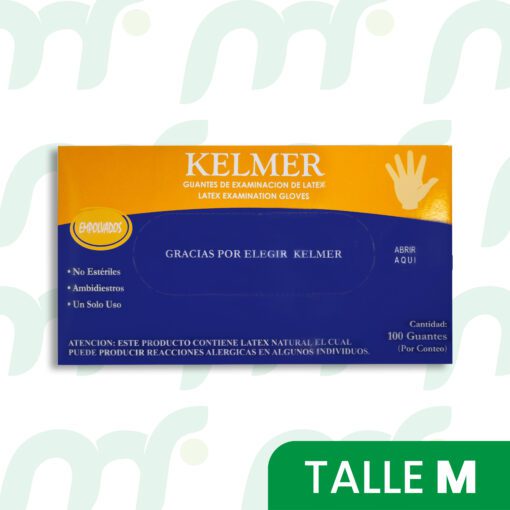 Guantes de examinación de látex *Talle M