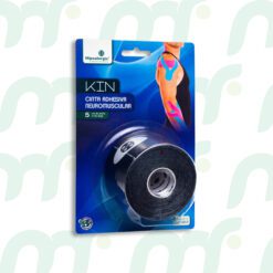 KIN | Cinta adhesiva muscular negro *5cm x 5m