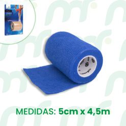 FLEX | Cinta elástica azul blister *5cm x 4,5m