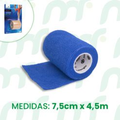 FLEX | Cinta elástica azul blister *7,5cm x 4,5m