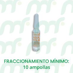 Agua destilada *5 ml