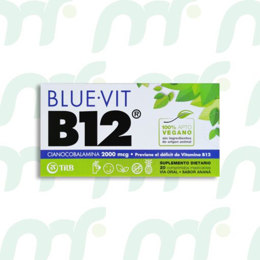 Blue-Vit B12 *2 mg 20 comprimidos masticables