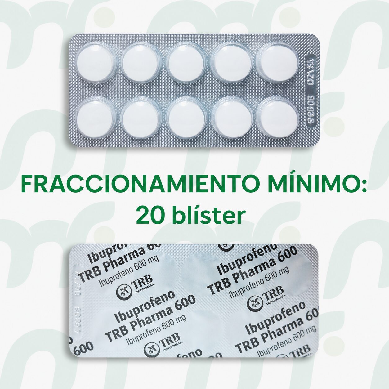Ibuprofeno *600 mg / 10 comprimidos (Fraccionado)