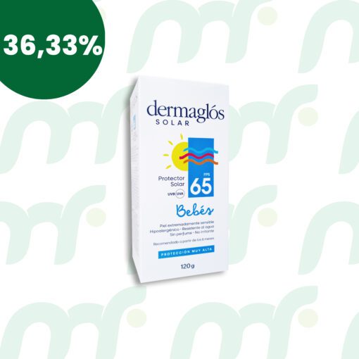 Dermaglós protector solar Bebés FPS 65 x 120 g