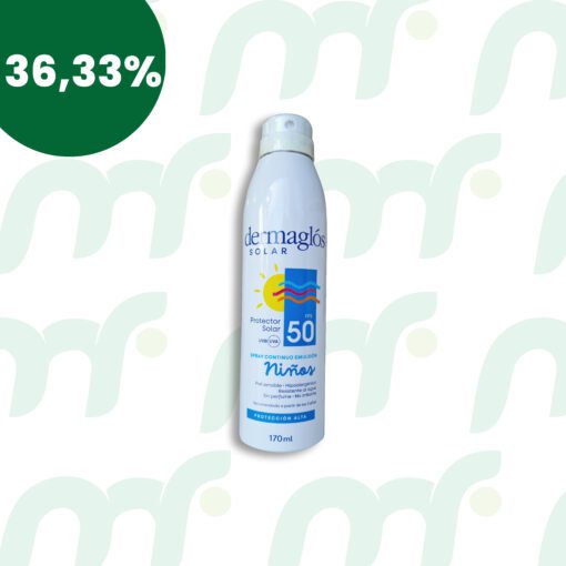 Dermaglós solar niños FPS 50 Spray continuo emulsión *170 ml