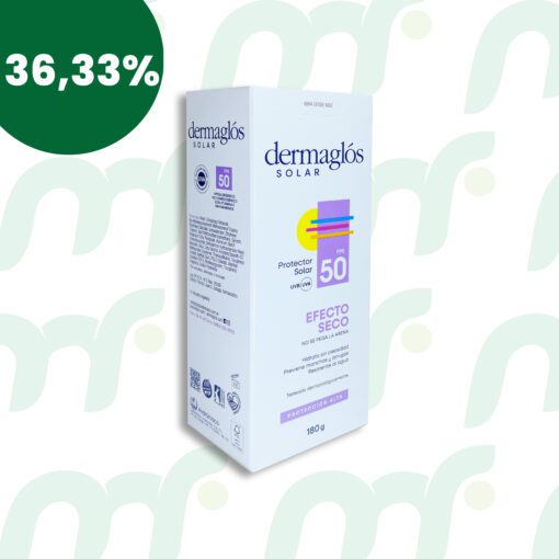 Dermaglós solar FPS 50 -Efecto seco- *180 g