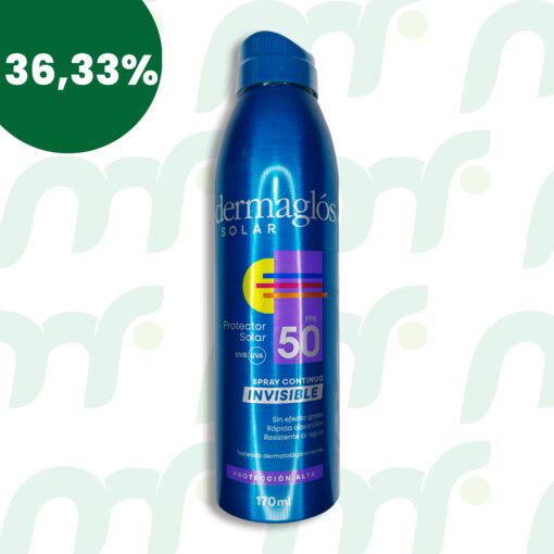 Dermaglós solar -Spray continuo invisible- FPS 50 *170 ml