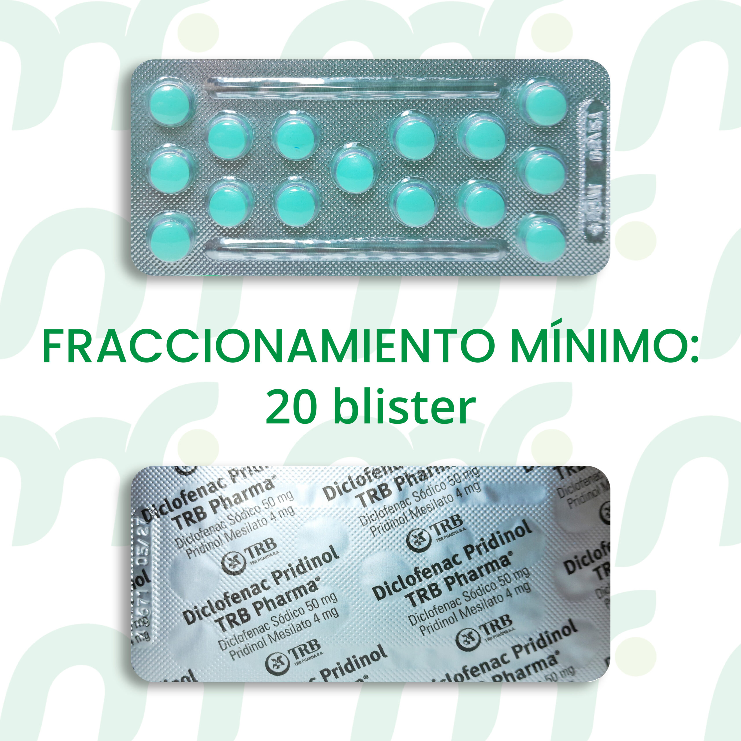 Diclofenac Pridinol / 15 comprimidos (Fraccionamiento)