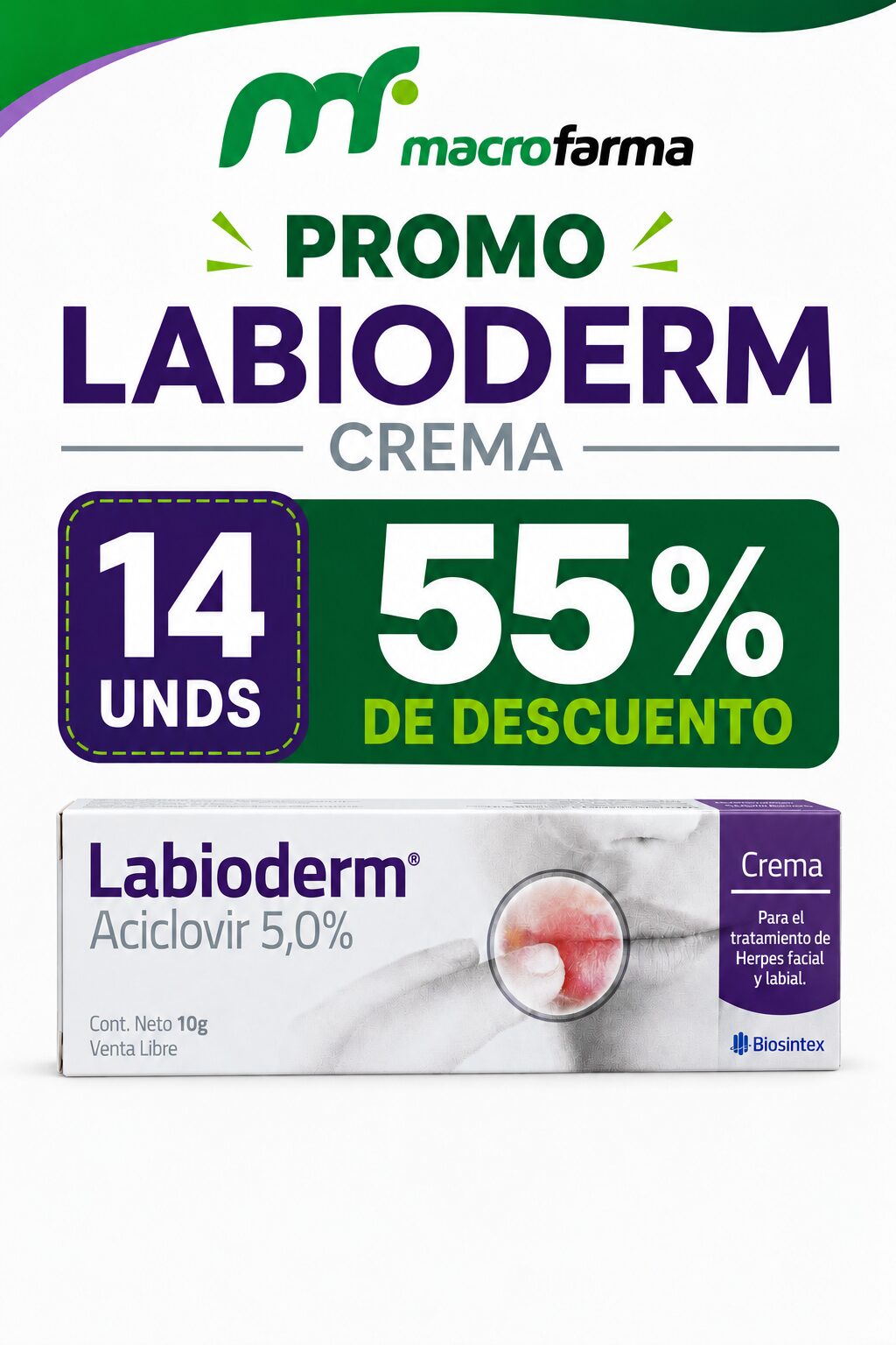 Labioderm *10g [x14 UNIDADES]