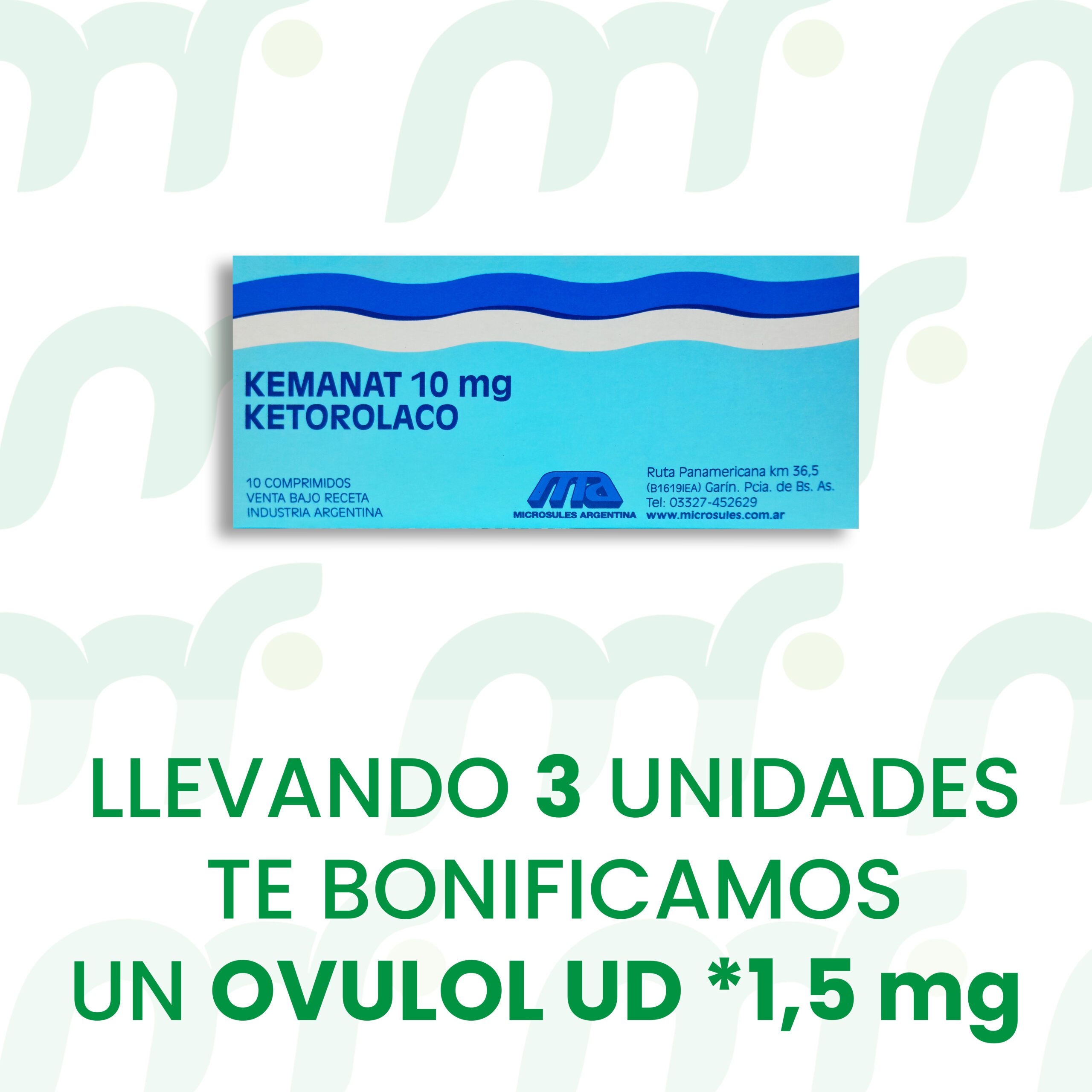 Kemanat *10 mg / 10 comprimidos