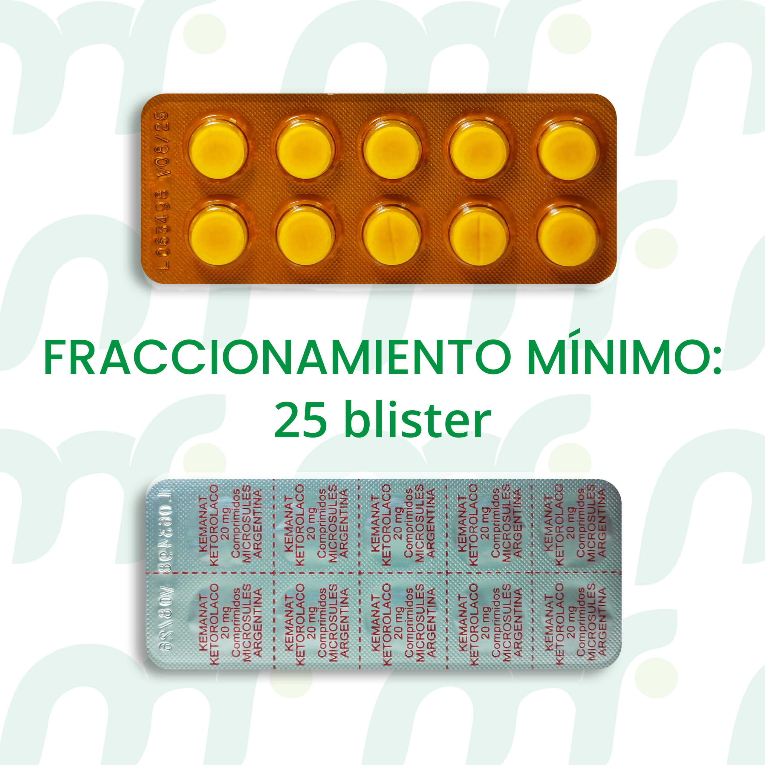 Kemanat *20 mg / 10 comprimidos (Fraccionamiento)