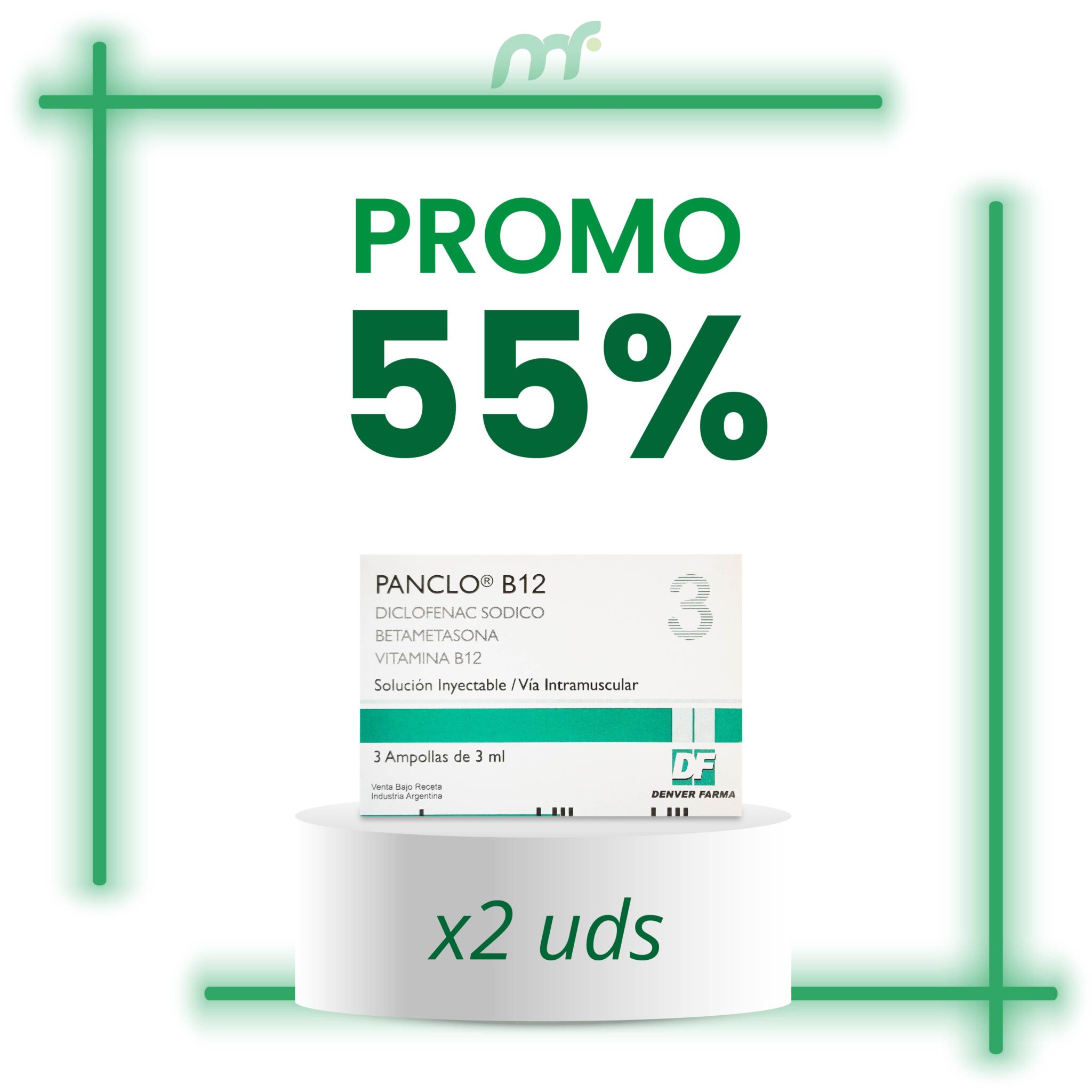 Panclo B12 Inyectable [x2 UNIDADES] - Macrofarma