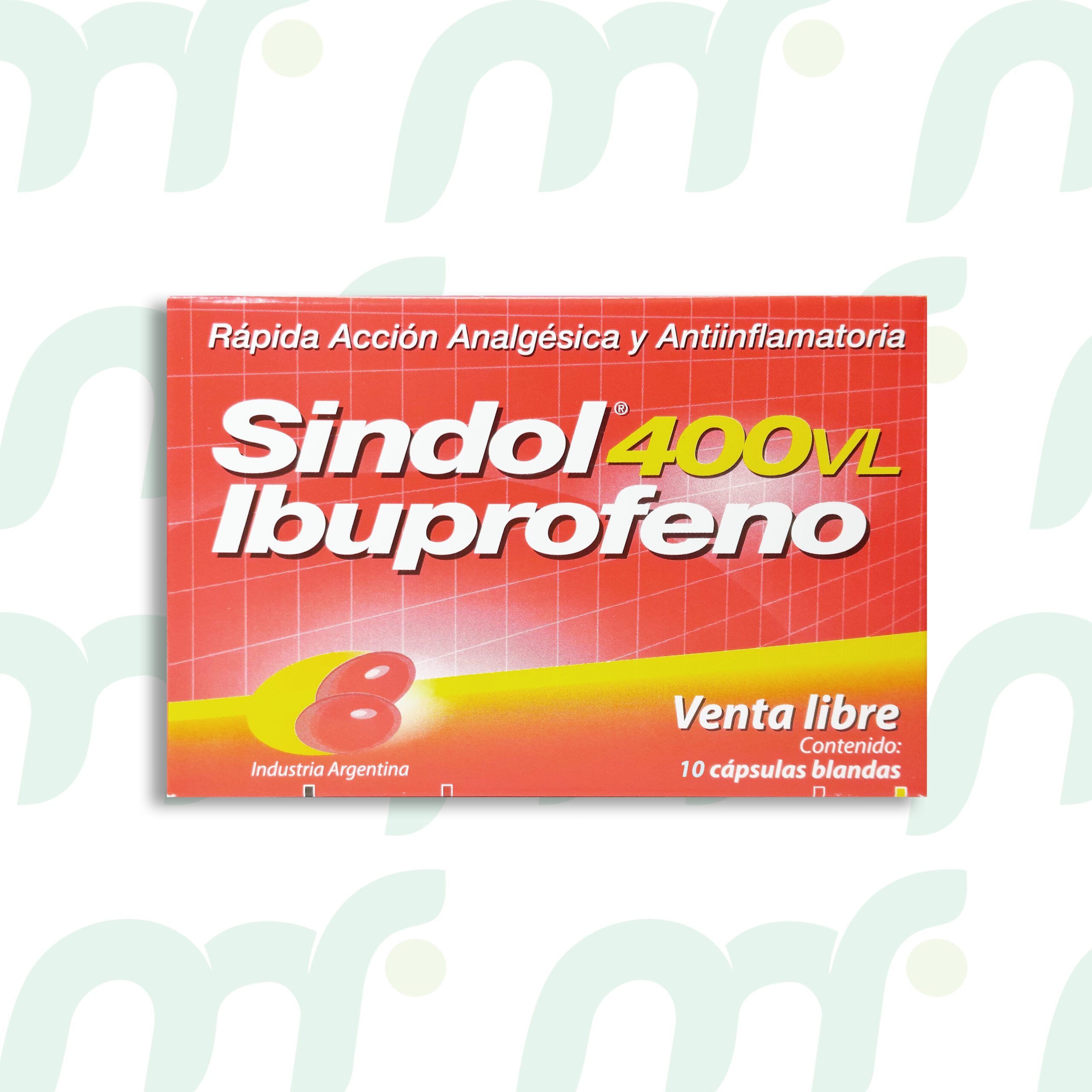 Sindol 400 VL *10 cápsulas blandas