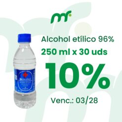 Alcohol etílico 96% *250 ml [PROMO x30 uds]