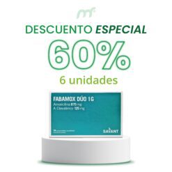 Fabamox Dúo * 1 g / 14 comprimidos [x6 CAJAS]