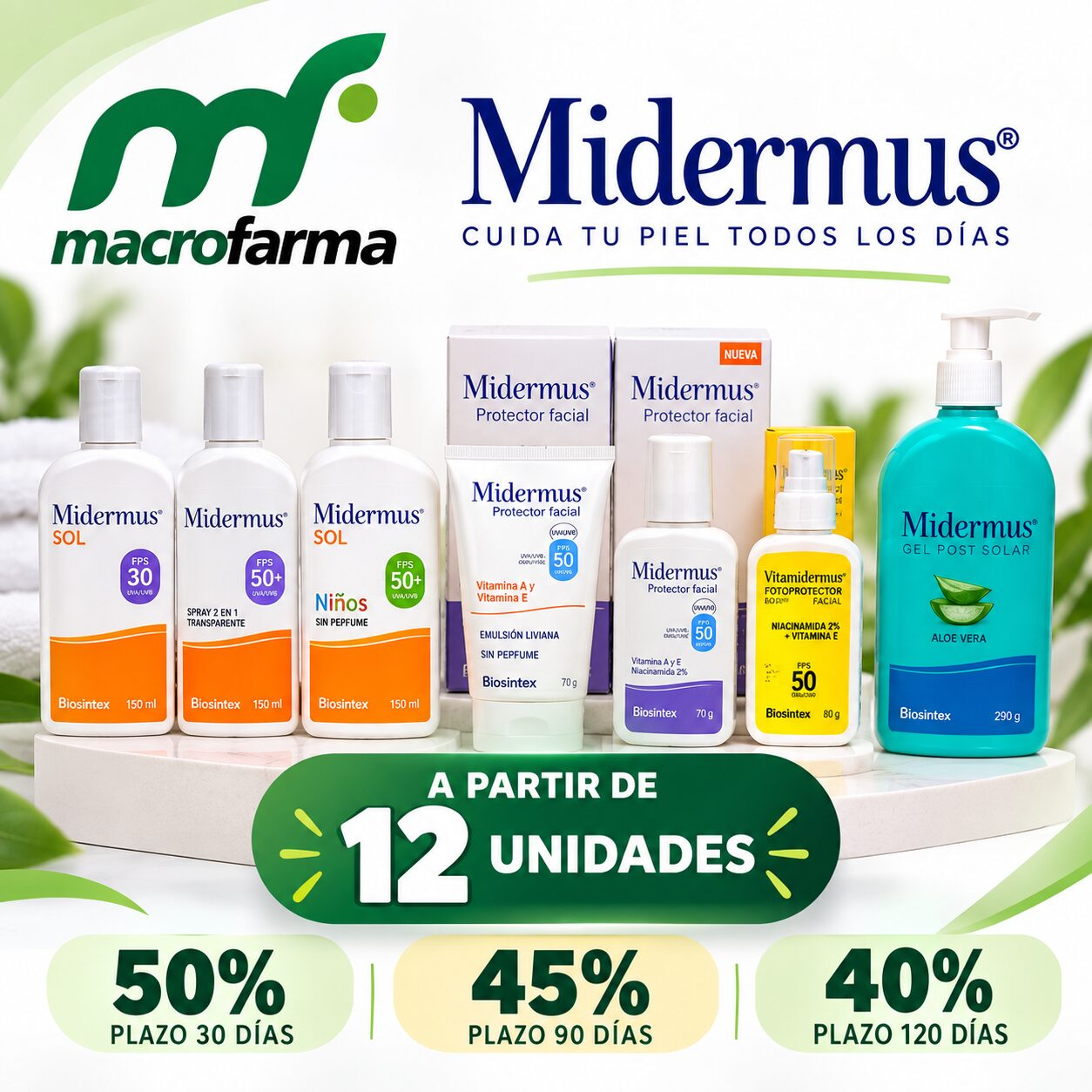 Midermus Solares -Combo surtido de solares-