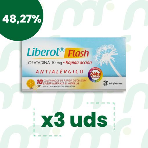 Liberol flash [combo x3 unidades]
