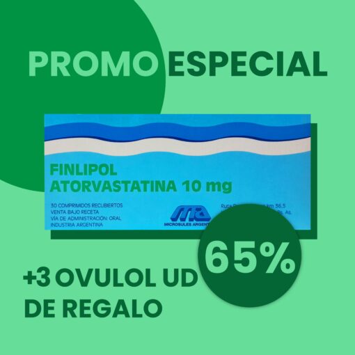 Finlipol *10 mg / 30 comprimidos [x3 UNIDADES]