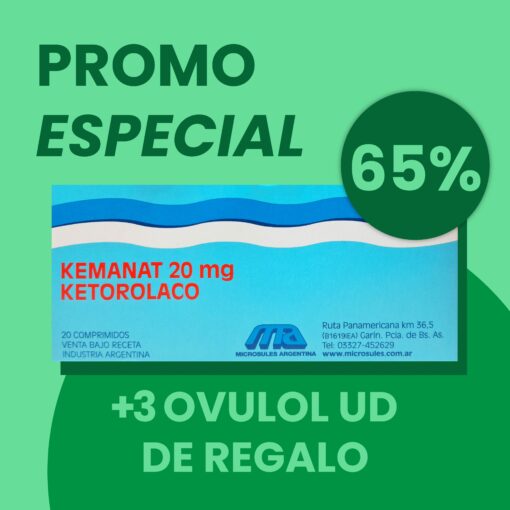 Kemanat *20 mg / 20 comprimidos [x3 UNIDADES]