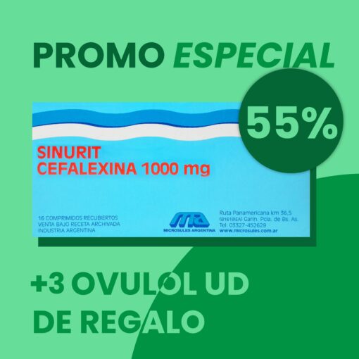 Sinurit *1000 mg / 16 comprimidos [x3 UNIDADES]