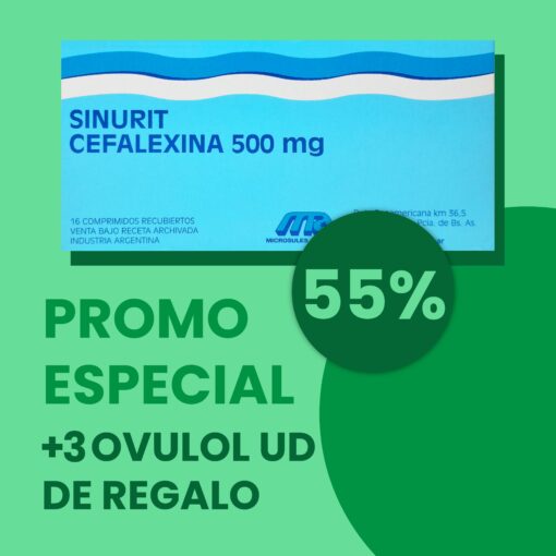 Sinurit *500 mg / 16 comprimidos [x3 UNIDADES]