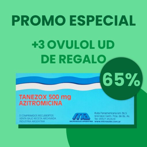 Tanezox *500 mg / 3 comprimidos [x3 UNIDADES]