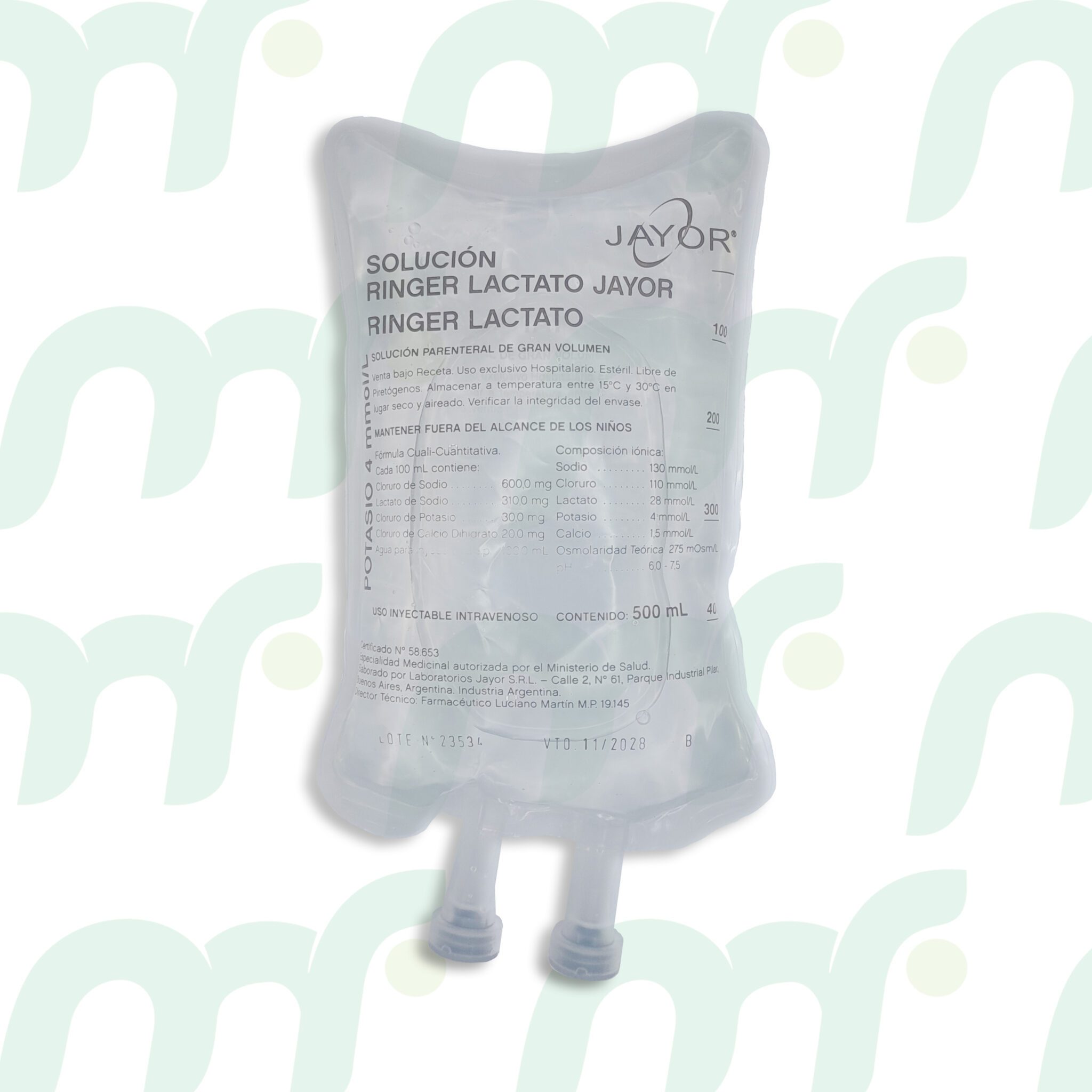 Solucioh Ringer Solución ringer lactato *500 ml - Macrofarma