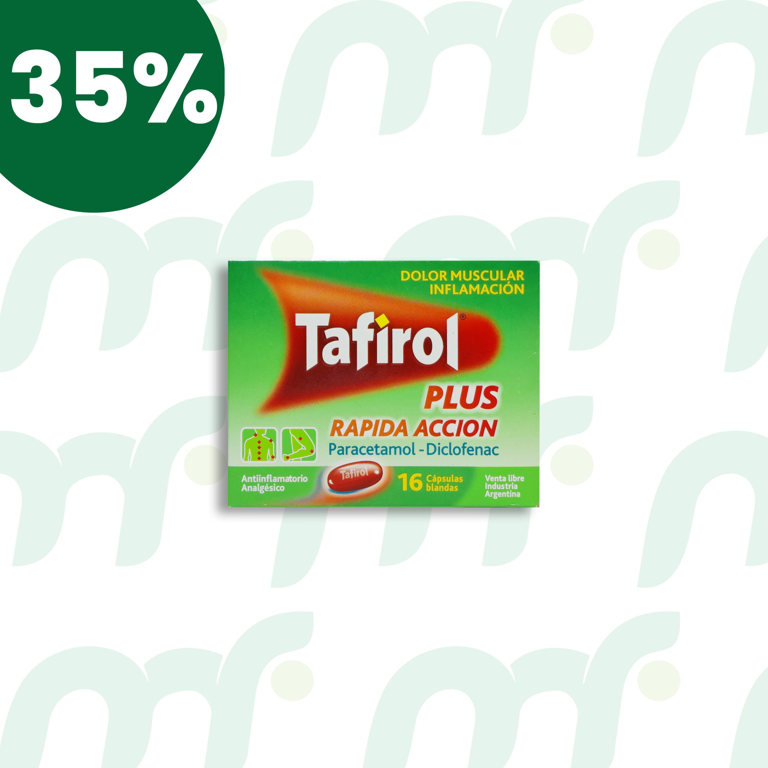 Tafirol Plus (rápida acción) *16 cápsulas blandas